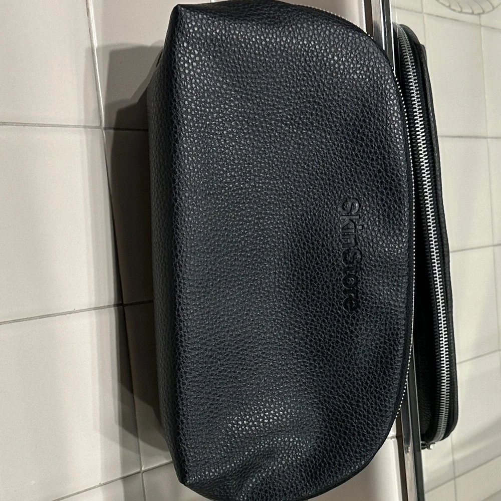 Skin Store Black cosmetic pouch